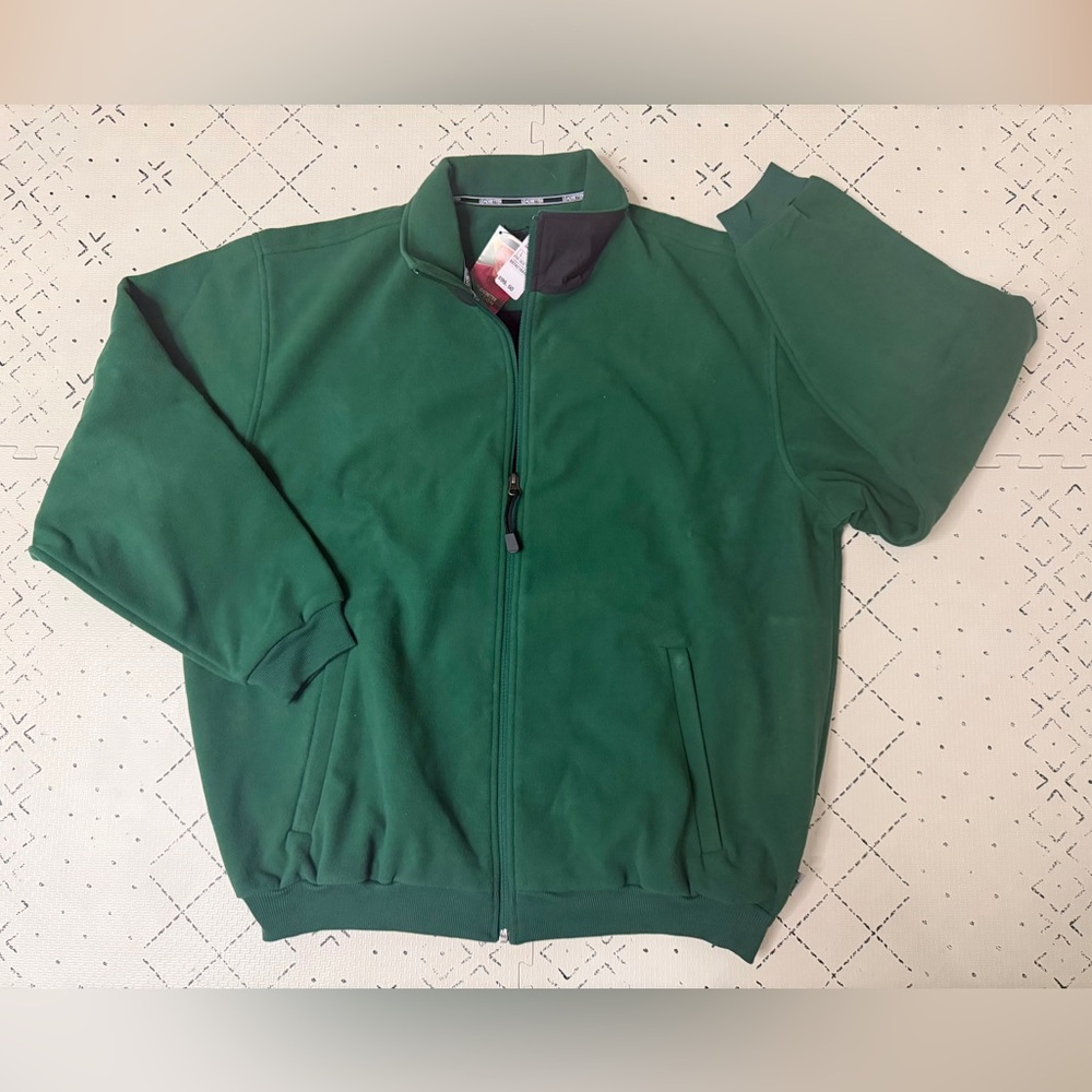 NWT Jos. A. Bank David Leadbetter Golf‎ Full-Zip Fleece Jacket L